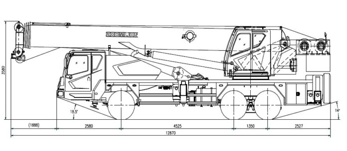 Avtokran ZTC250V552-1
